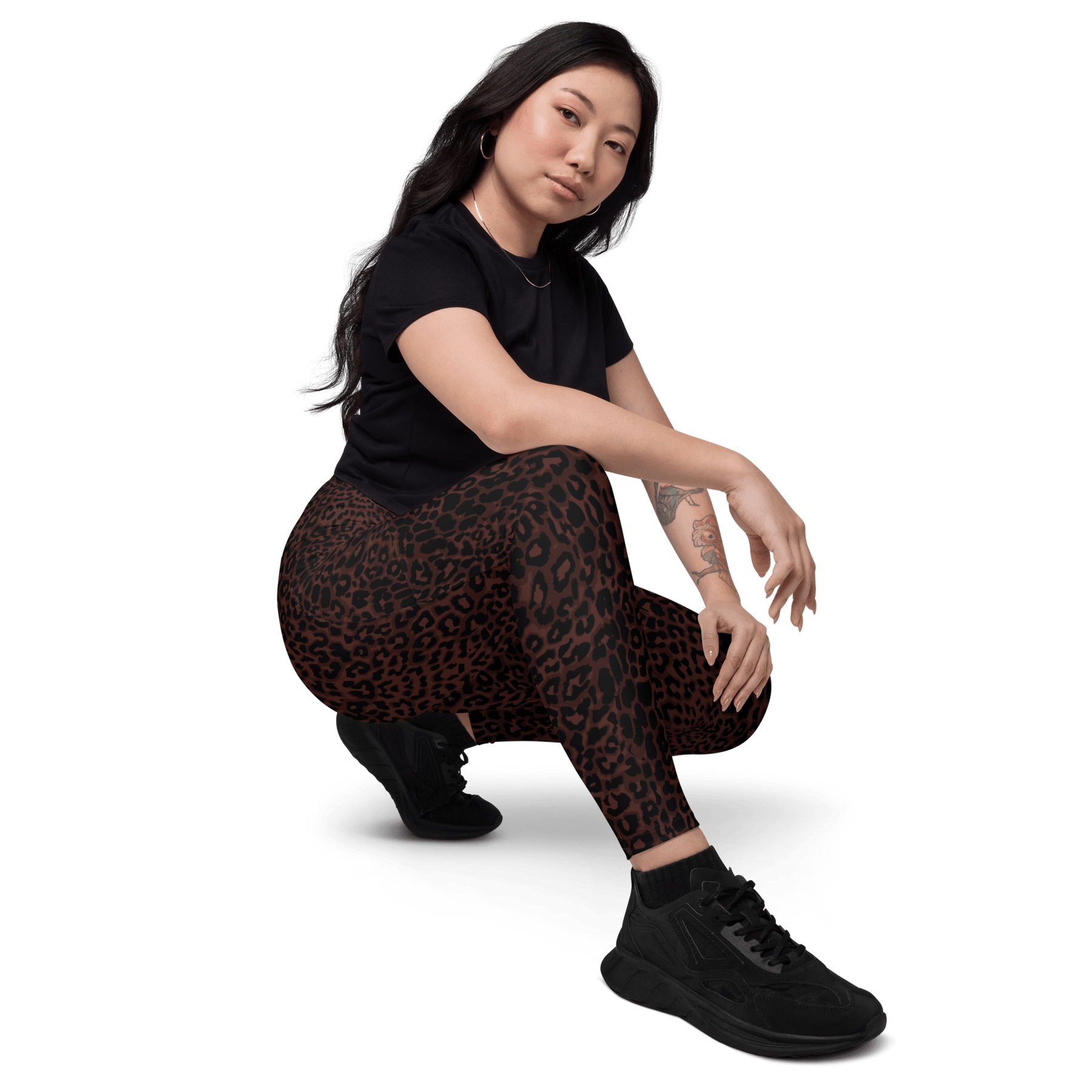 Nocturnal Prowl Crossover Leggings with Pockets - Goth Cloth Co.6762884_14137