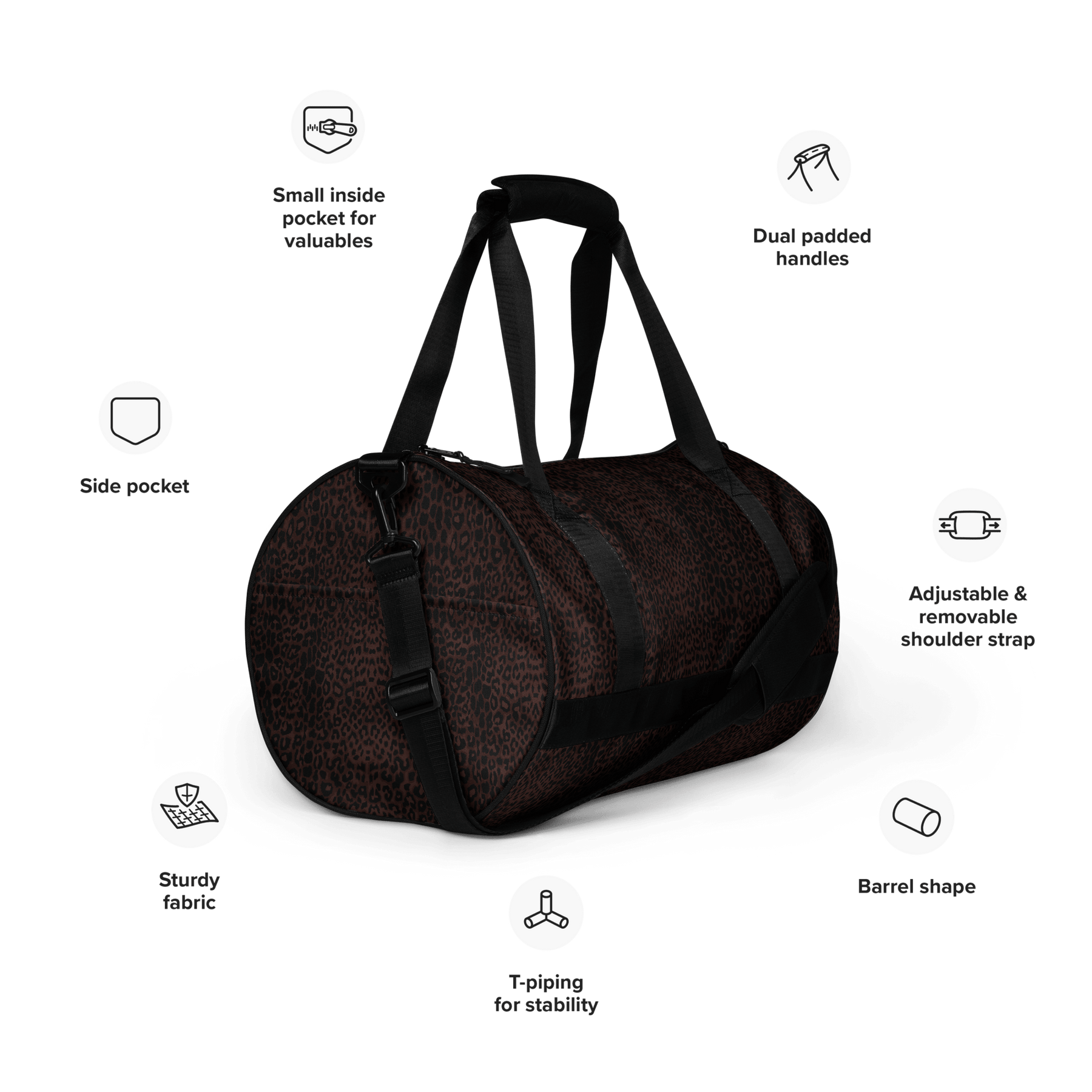 Nocturnal Prowl Duffle Bag - Goth Cloth Co.gymwear1324324_15155