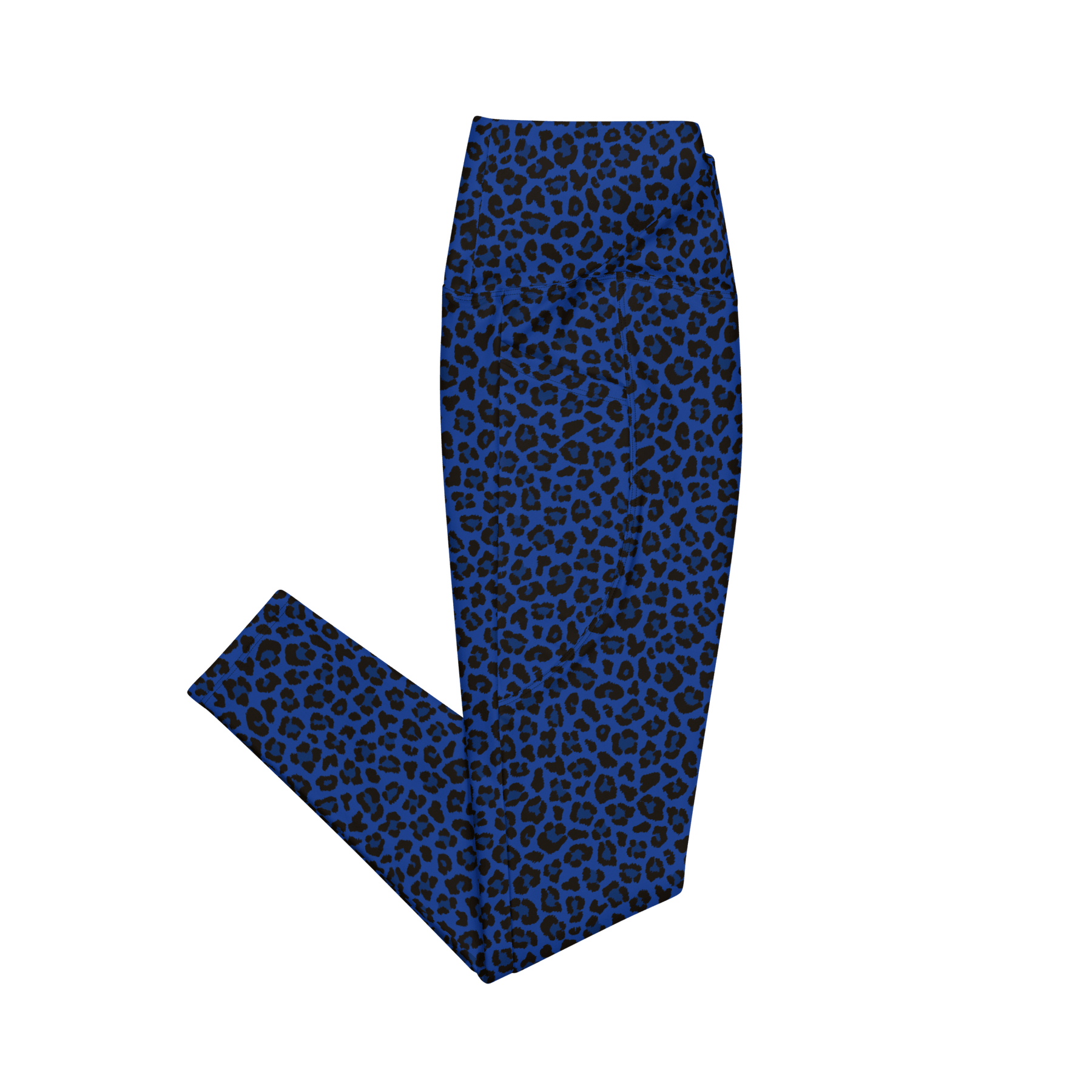 Noir Leopard Crossover Leggings with Pockets - Goth Cloth Co.8995625_14137