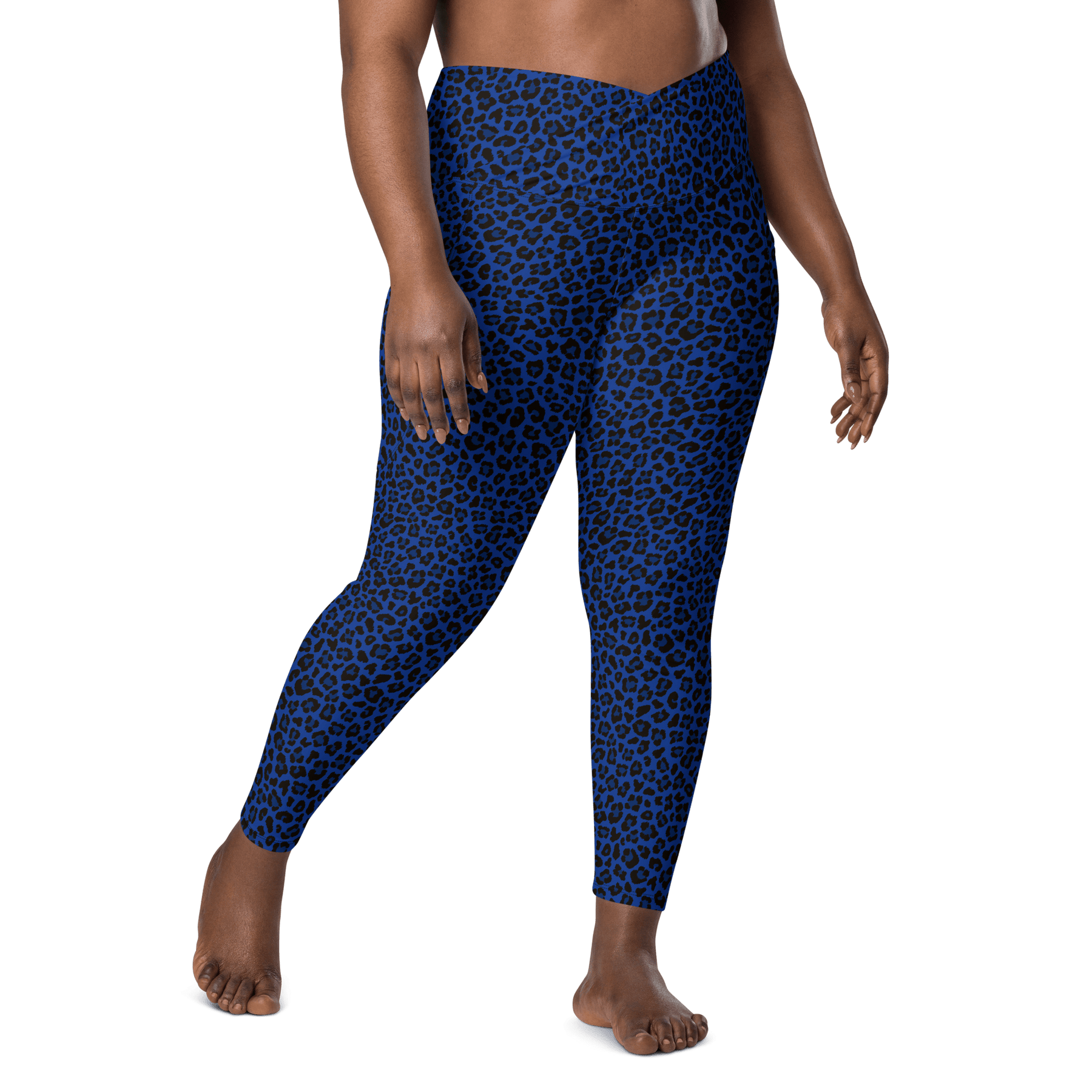 Noir Leopard Crossover Leggings with Pockets - Goth Cloth Co.8995625_14137