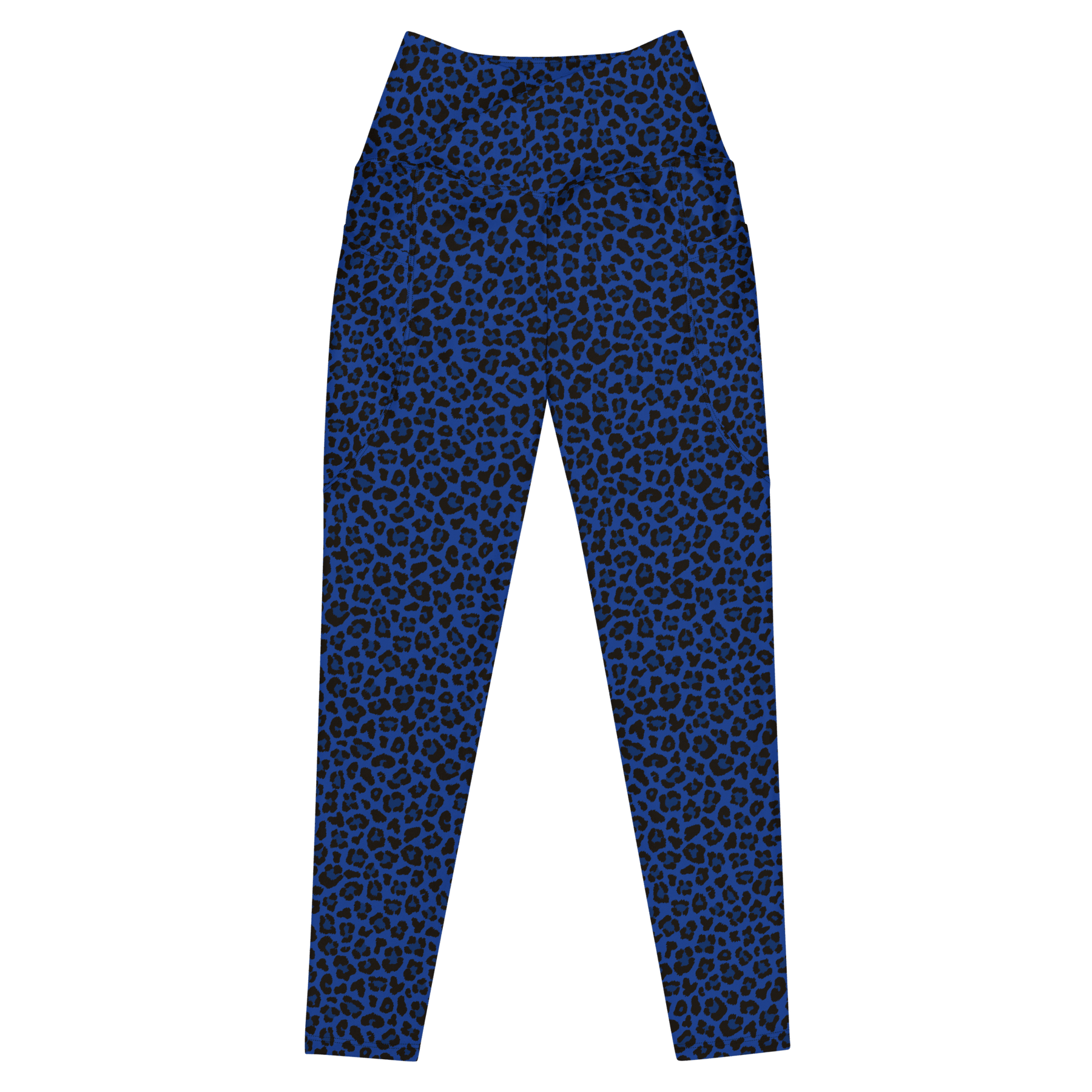 Noir Leopard Crossover Leggings with Pockets - Goth Cloth Co.8995625_14137