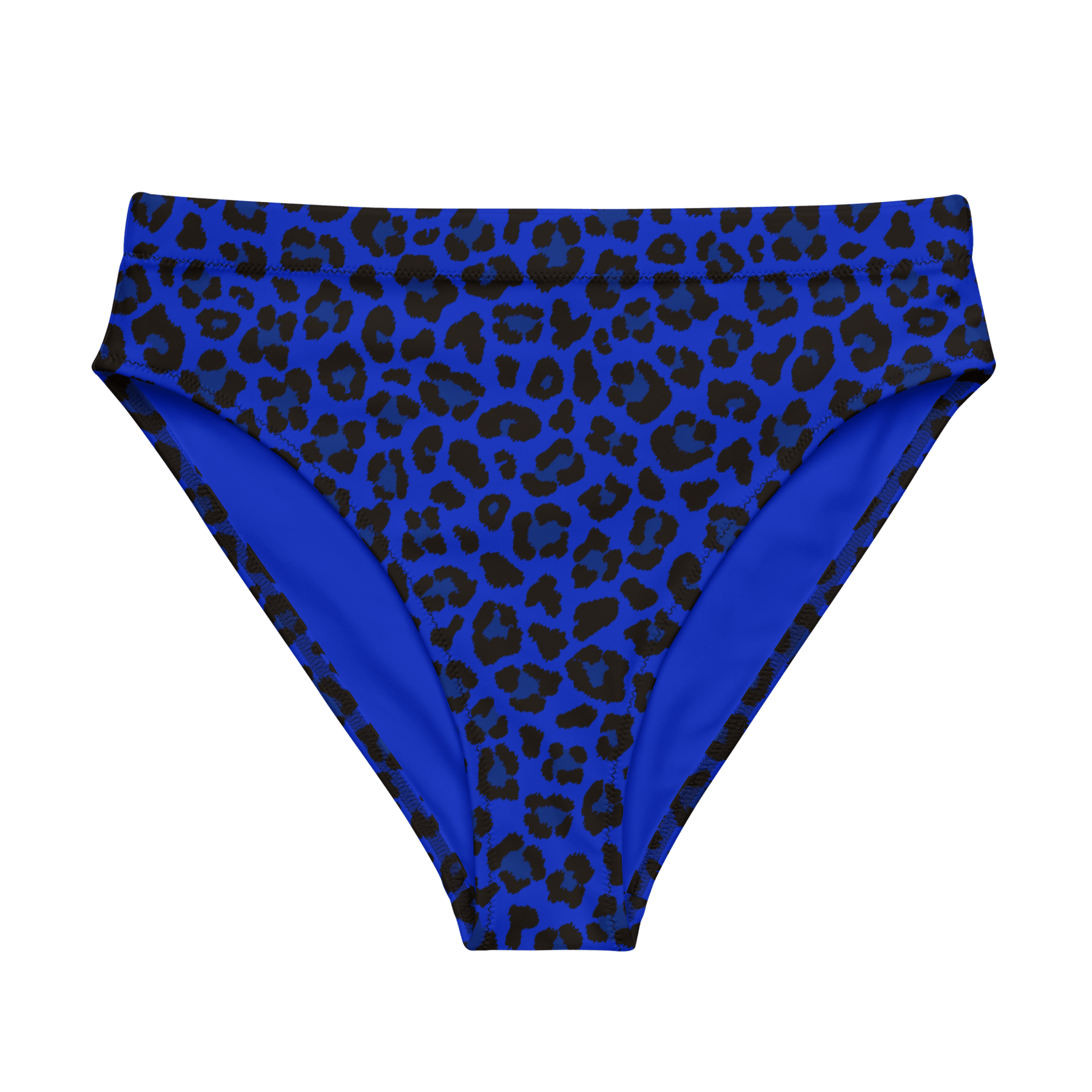 Noir Leopard High - Waisted Sport Bikini Bottom - Goth Cloth Co.8545716_12042