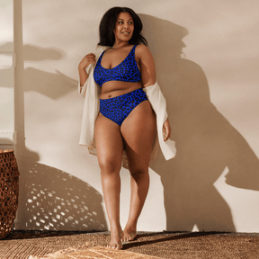 Noir Leopard High - Waisted Sport Bikini Bottom - Goth Cloth Co.8545716_12042
