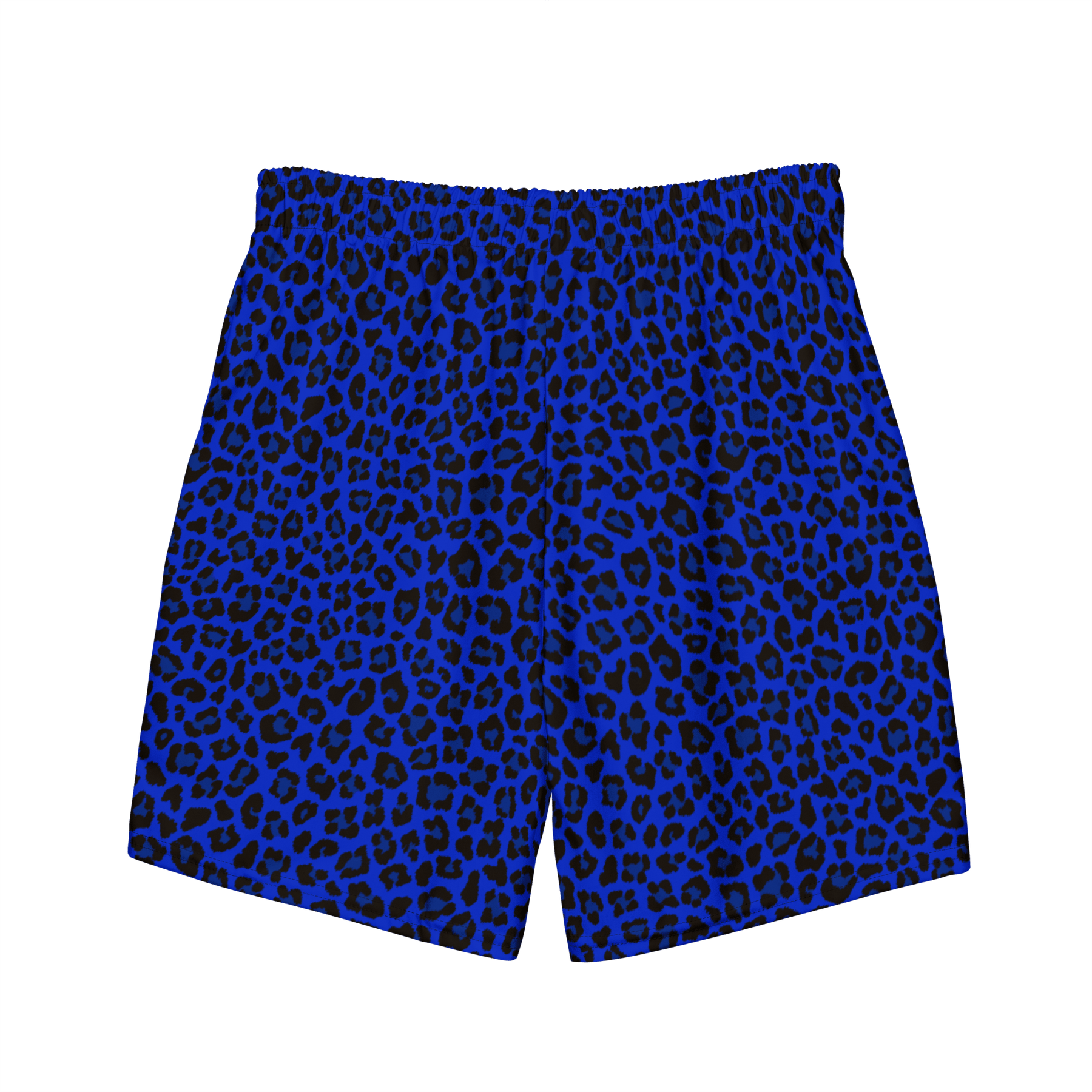 Noir Leopard Men's Lined Swim Trunks - Goth Cloth Co.2393421_14636