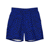 Noir Leopard Men's Lined Swim Trunks - Goth Cloth Co.2393421_14636