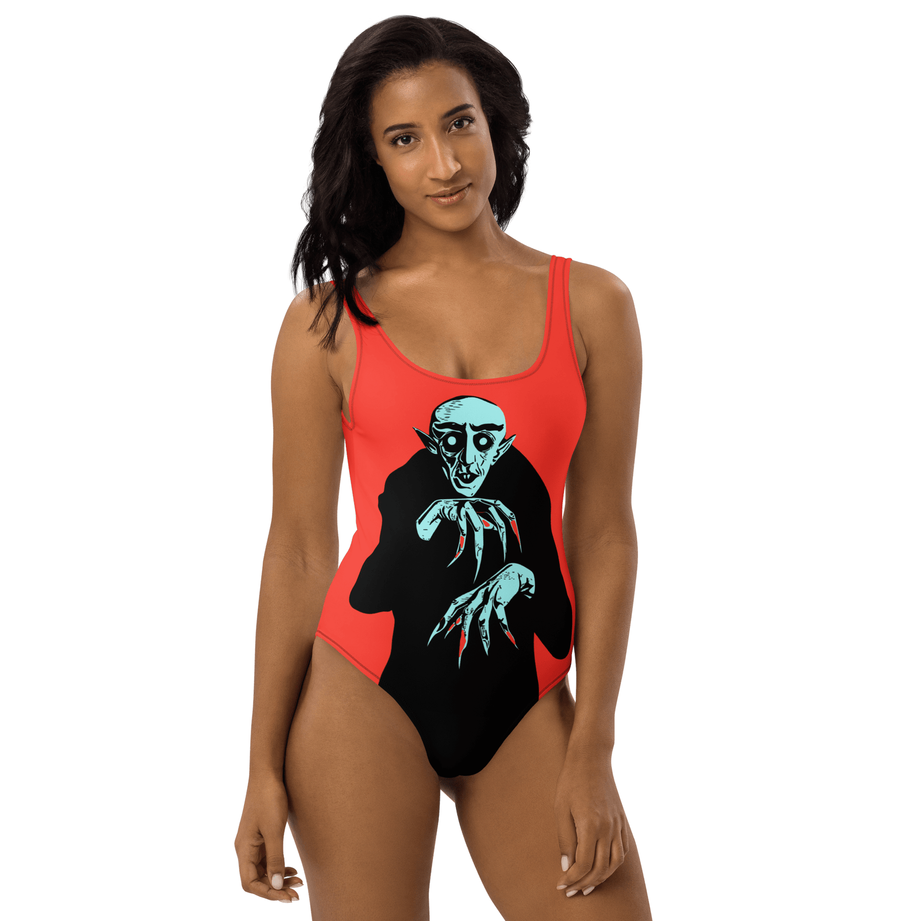Nosferatu One - Piece Swimsuit - Goth Cloth Co.4283279_9014