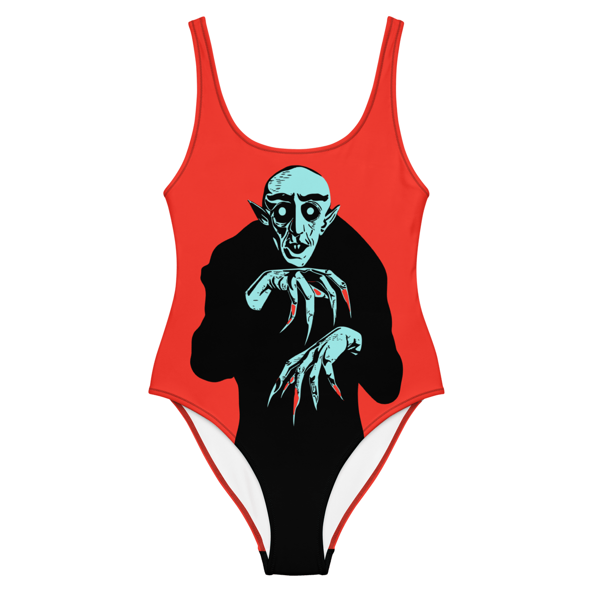 Nosferatu One - Piece Swimsuit - Goth Cloth Co.4283279_9014
