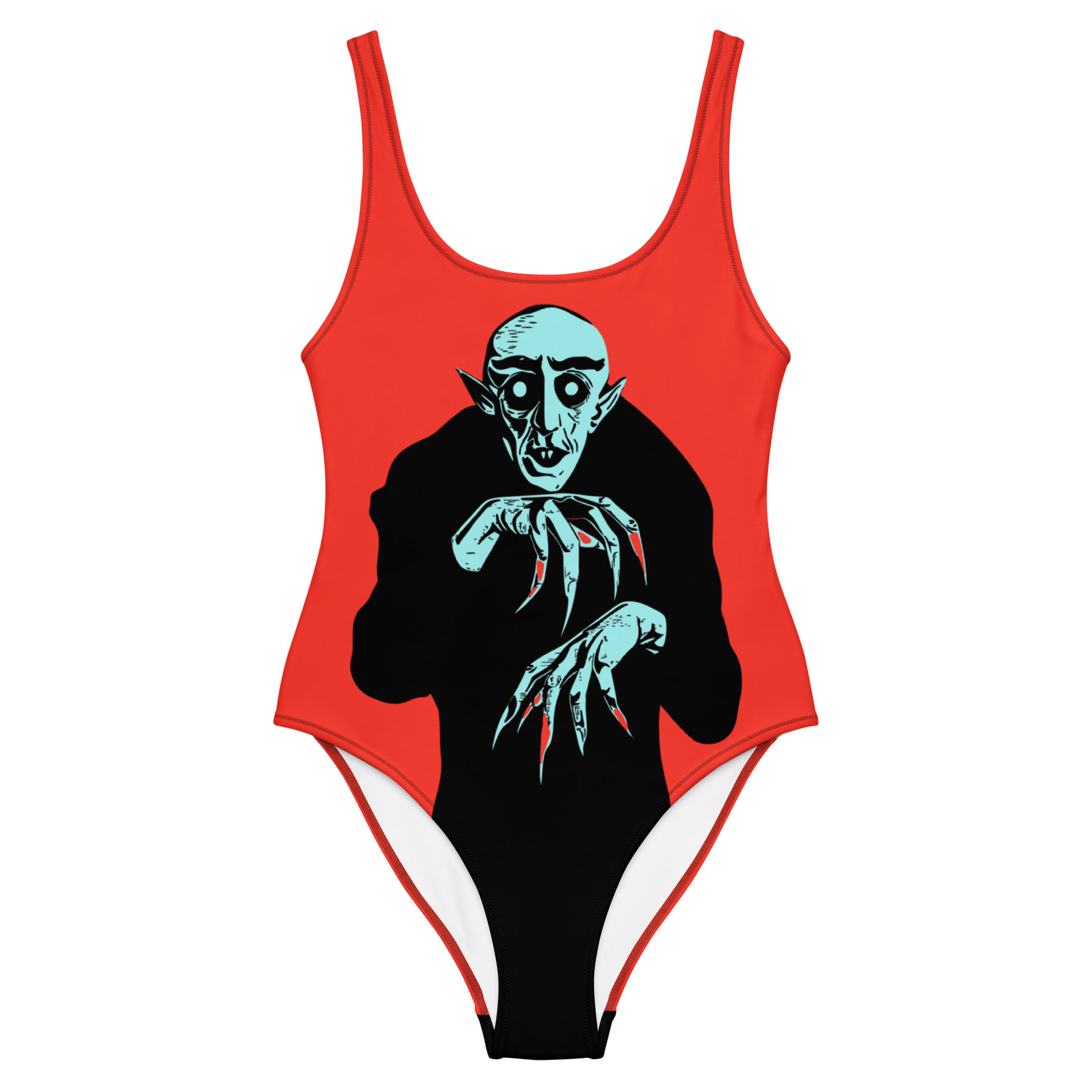 Nosferatu One - Piece Swimsuit - Goth Cloth Co.4283279_9014