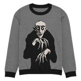Nosferatu Silver Screen Knit Crewneck Sweater - Goth Cloth Co.8581862_19635
