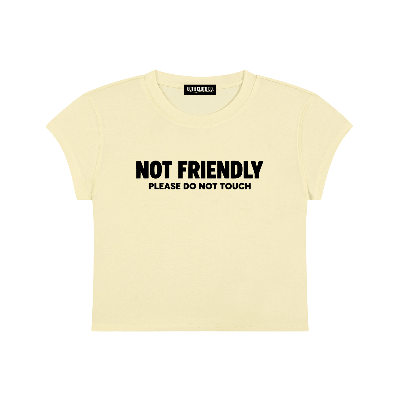 Not Friendly Baby Tee - Goth Cloth Co.260916PODAA1217001