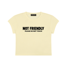 Not Friendly Baby Tee - Goth Cloth Co.260916PODAA1217001