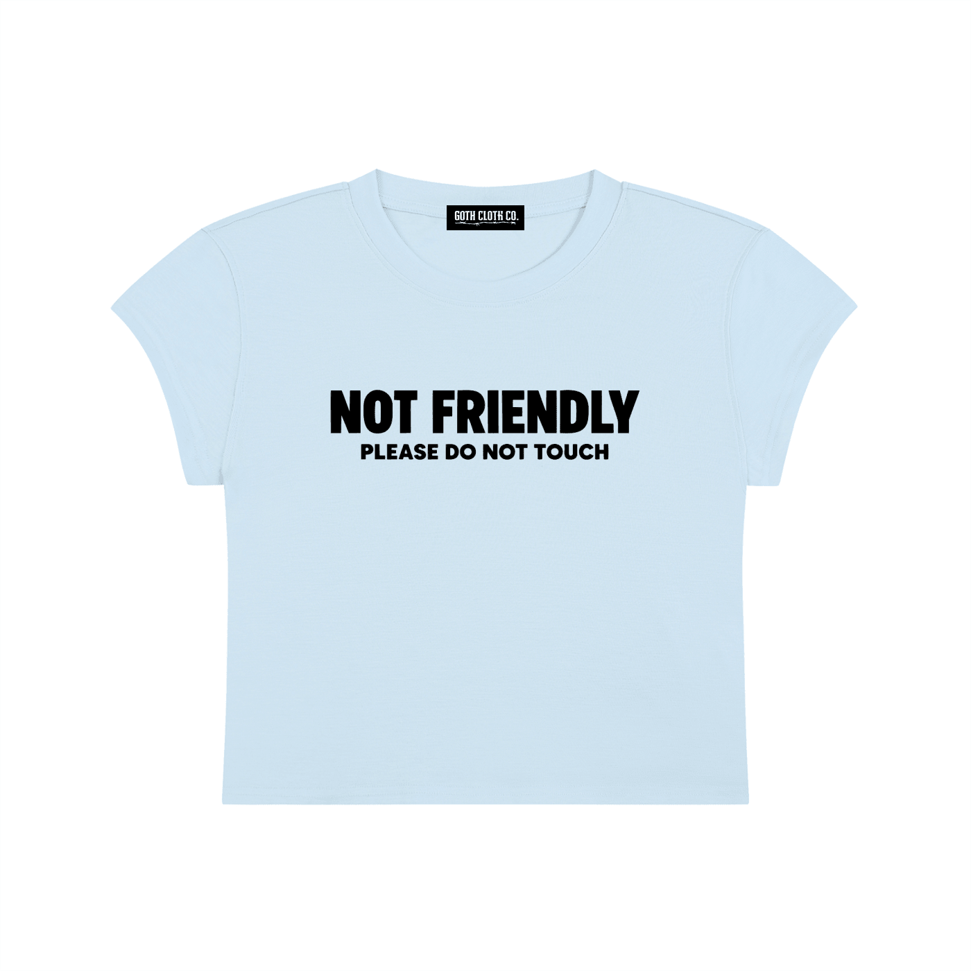 Not Friendly Baby Tee - Goth Cloth Co.260916PODAA1217006