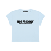Not Friendly Baby Tee - Goth Cloth Co.260916PODAA1217006