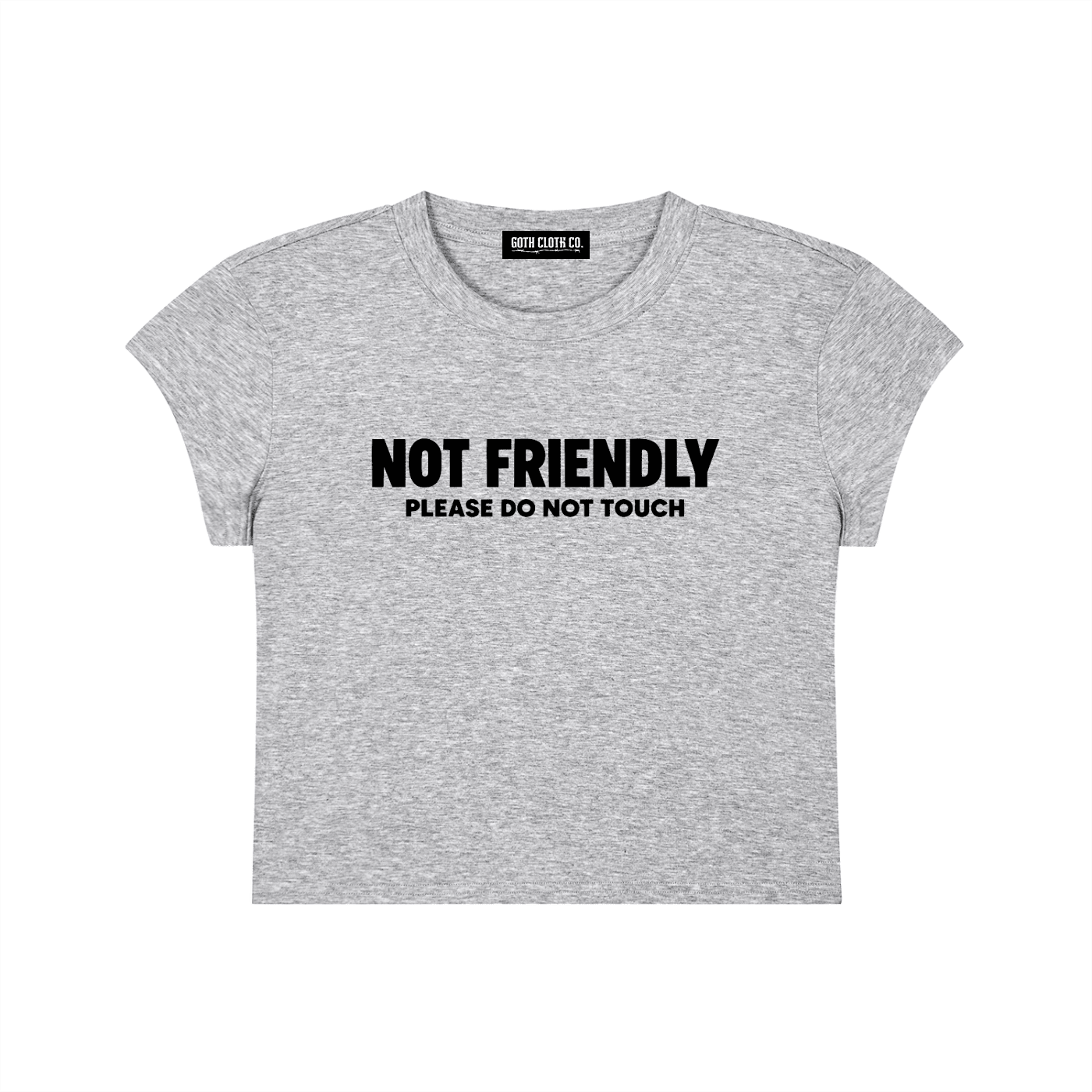 Not Friendly Baby Tee - Goth Cloth Co.260916PODAA1217011