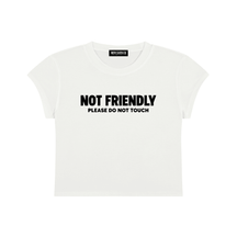 Not Friendly Baby Tee - Goth Cloth Co.260916PODAA1217016