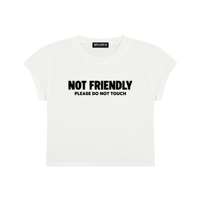Not Friendly Baby Tee - Goth Cloth Co.260916PODAA1217016