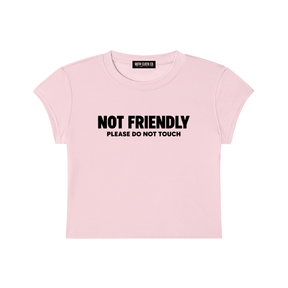 Not Friendly Baby Tee - Goth Cloth Co.260916PODAA1217026