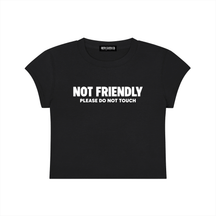 Not Friendly Baby Tee - Goth Cloth Co.260916PODAA1242001