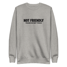 Not Friendly Embroidered Sweatshirt - Goth Cloth Co.Sweatshirt6995611_11244