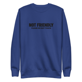Not Friendly Embroidered Sweatshirt - Goth Cloth Co.Sweatshirt6995611_13869