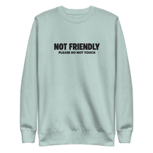 Not Friendly Embroidered Sweatshirt - Goth Cloth Co.Sweatshirt6995611_13950