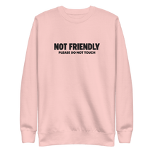 Not Friendly Embroidered Sweatshirt - Goth Cloth Co.Sweatshirt6995611_25544