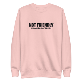 Not Friendly Embroidered Sweatshirt - Goth Cloth Co.Sweatshirt6995611_25544