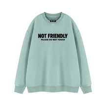 Not Friendly Vintage Wash Fleece Sweatshirt - Goth Cloth Co.260916PODRA0689016
