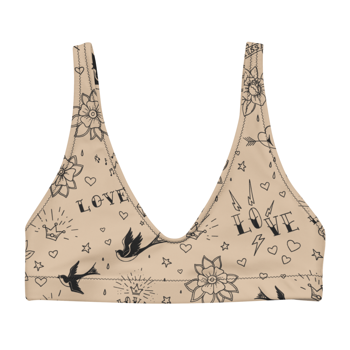 Nude Tattoo Sport Bikini Top - Goth Cloth Co.5973682_12035