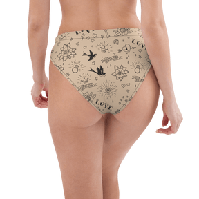 Nude Tattoo Sport High-Waisted Bikini Bottom - Goth Cloth Co.9963943_12042
