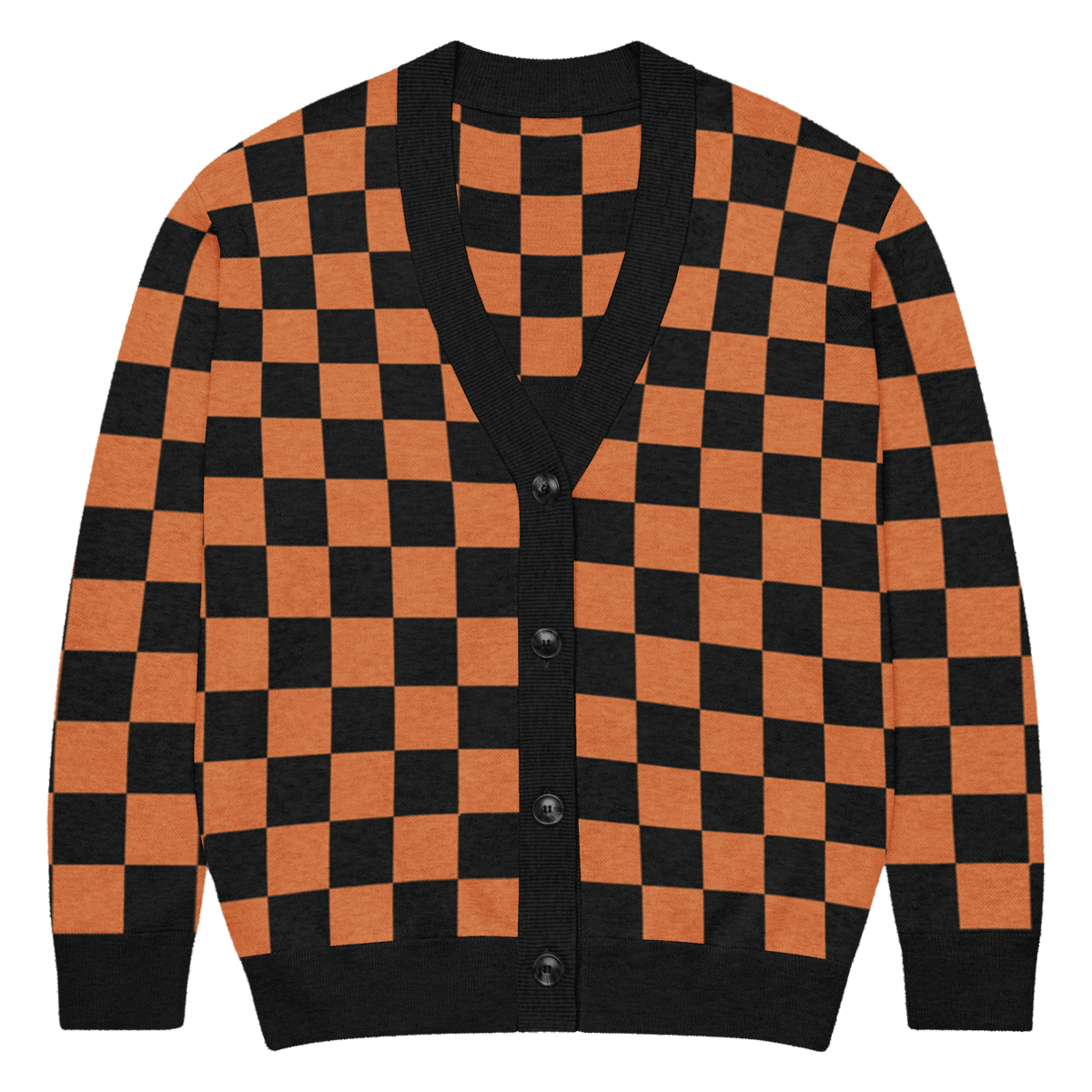 October Tiles Checkerboard Knit Cardigan - Goth Cloth Co.5331120_21030