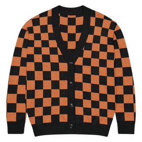 October Tiles Checkerboard Knit Cardigan - Goth Cloth Co.5331120_21030