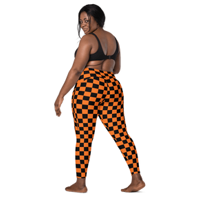 October Tiles Crossover Leggings with Pockets - Goth Cloth Co.5328602_14137