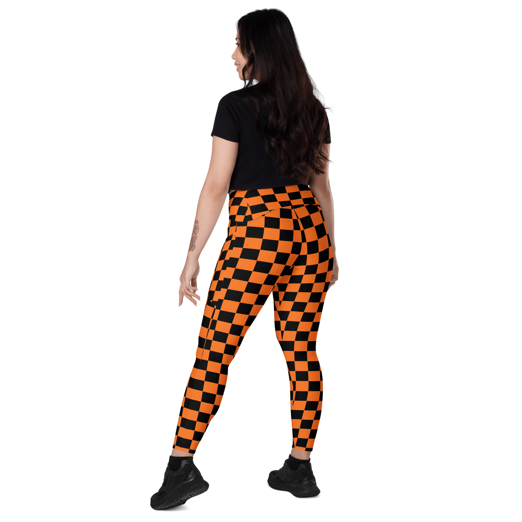 October Tiles Crossover Leggings with Pockets - Goth Cloth Co.5328602_14137