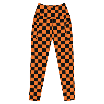 October Tiles Crossover Leggings with Pockets - Goth Cloth Co.5328602_14137