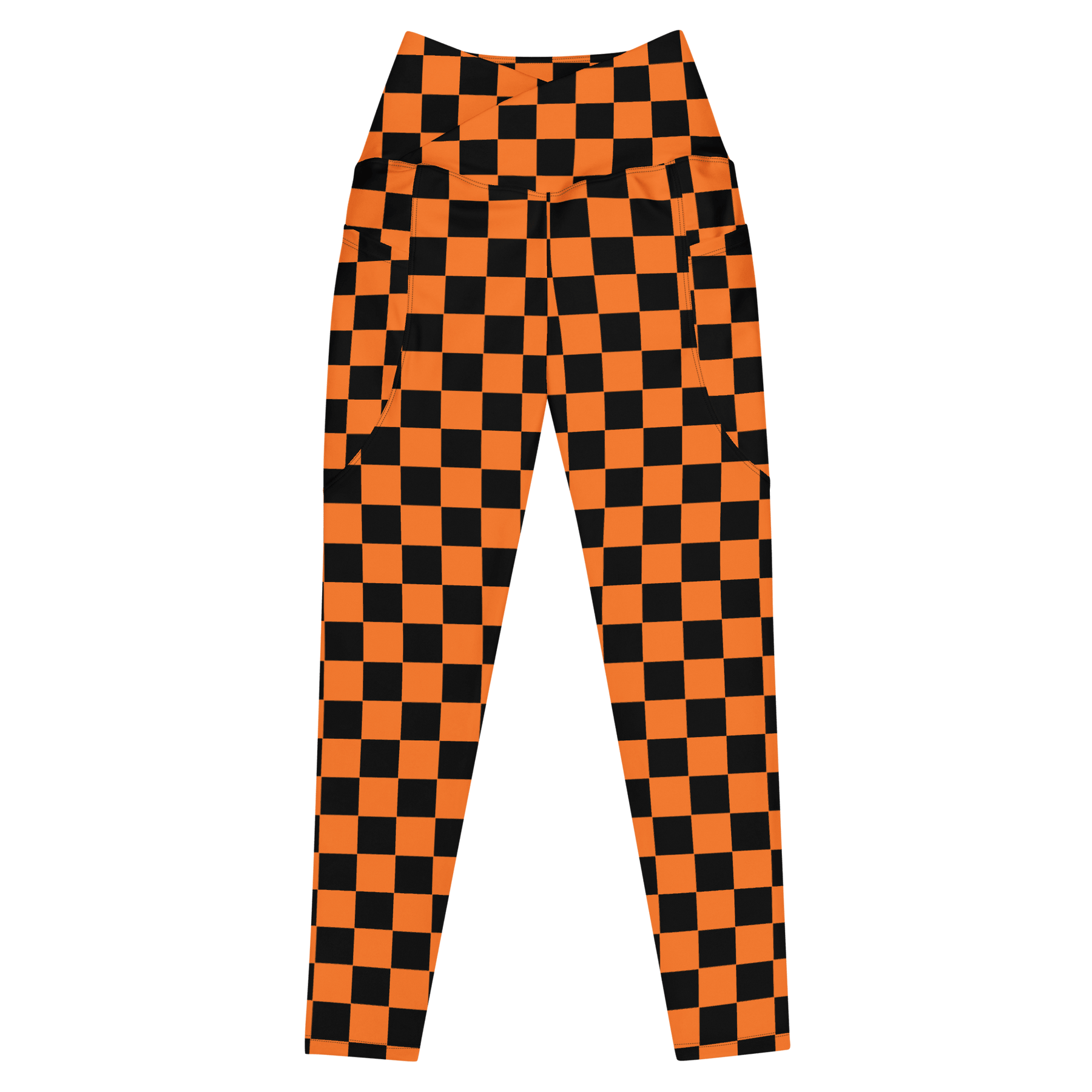 October Tiles Crossover Leggings with Pockets - Goth Cloth Co.5328602_14137