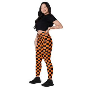 October Tiles Crossover Leggings with Pockets - Goth Cloth Co.5328602_14137