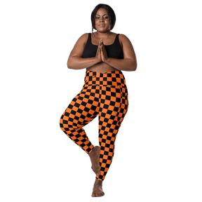 October Tiles Crossover Leggings with Pockets - Goth Cloth Co.5328602_14137