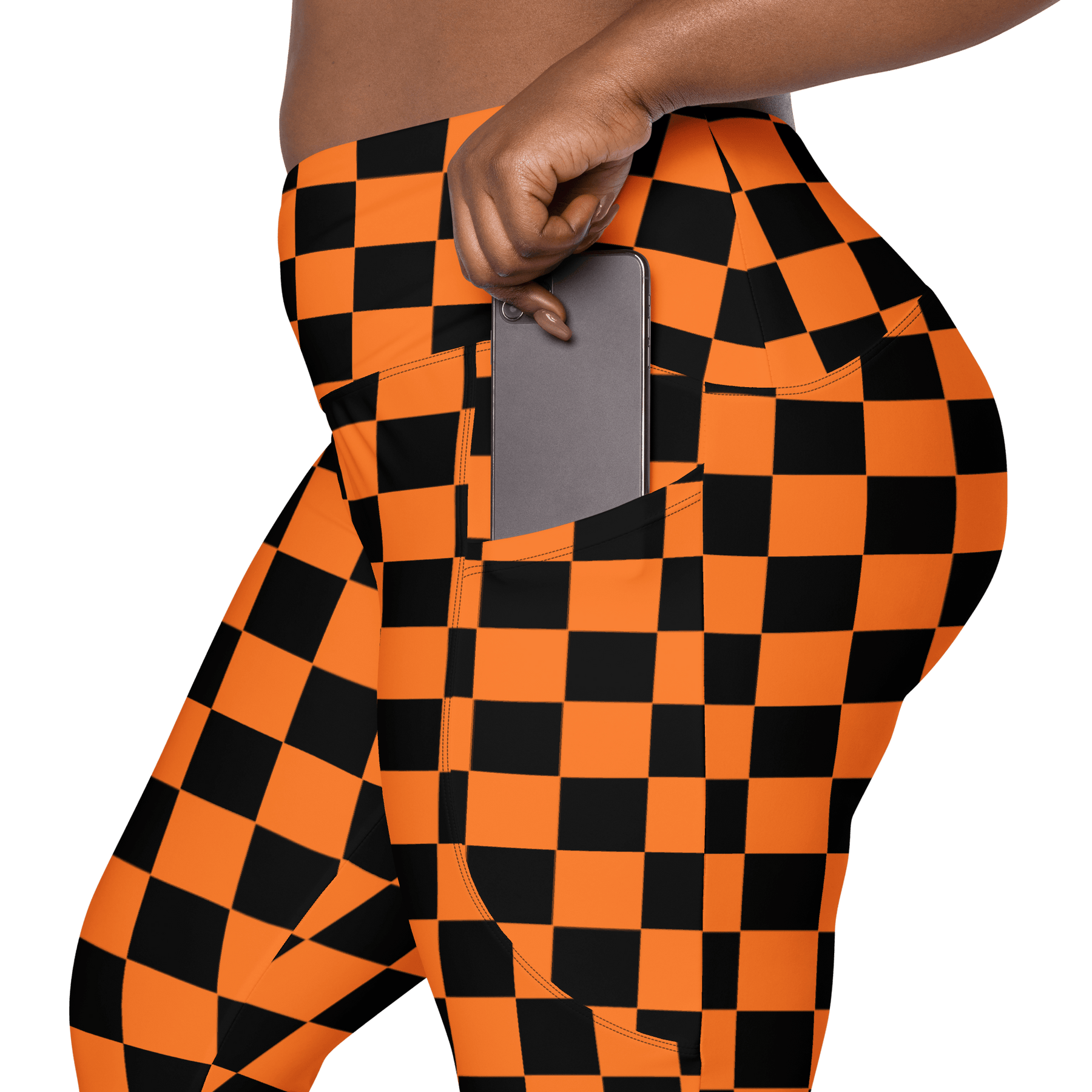 October Tiles Crossover Leggings with Pockets - Goth Cloth Co.5328602_14137