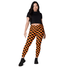 October Tiles Crossover Leggings with Pockets - Goth Cloth Co.5328602_14137