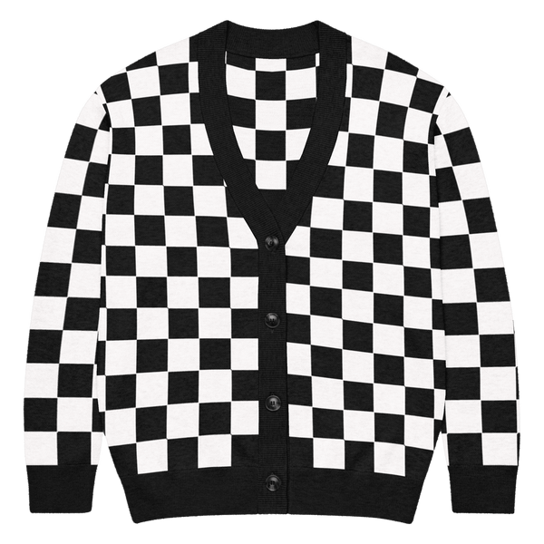 OG Checkerboard Knit Cardigan - Goth Cloth Co.4301809_21037