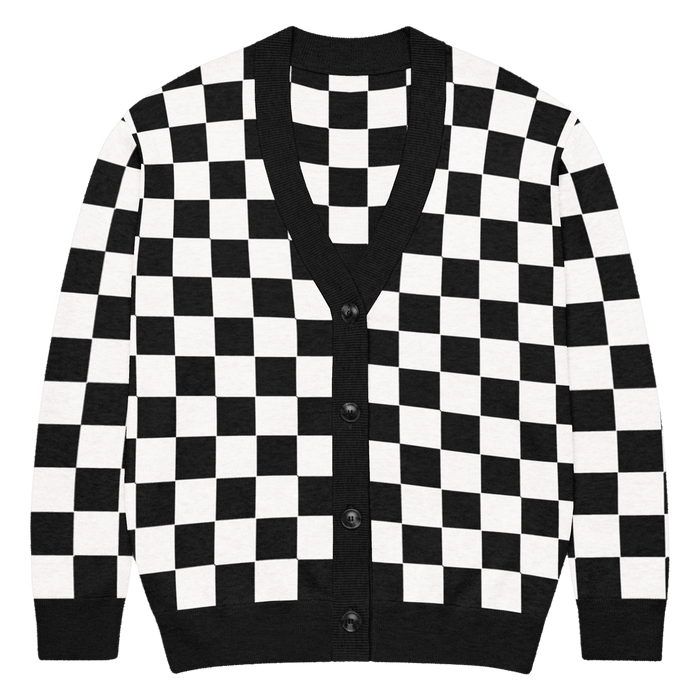 OG Checkerboard Knit Cardigan - Goth Cloth Co.4301809_21037