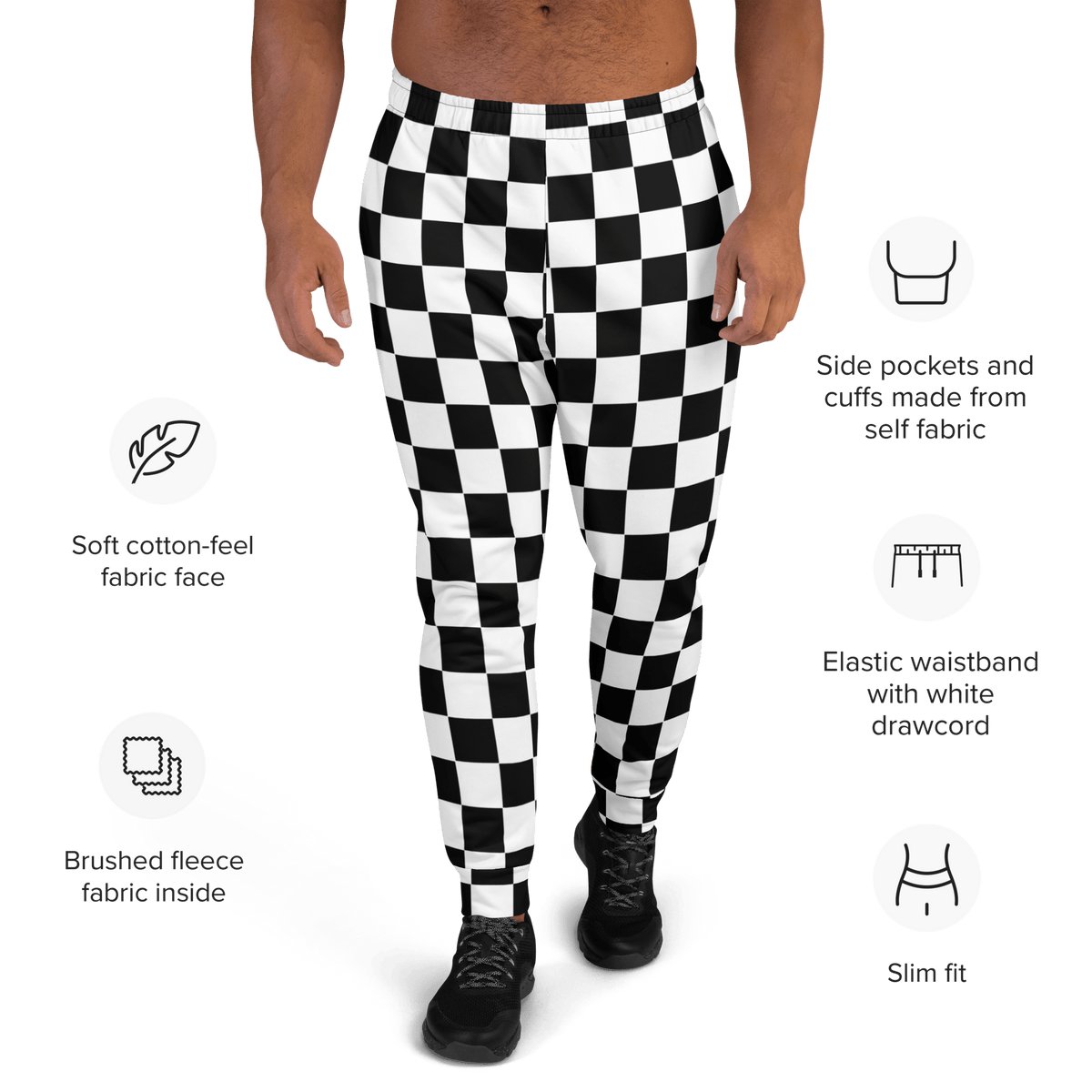 OG Checkerboard Unisex Joggers - Goth Cloth Co.4595753_11033