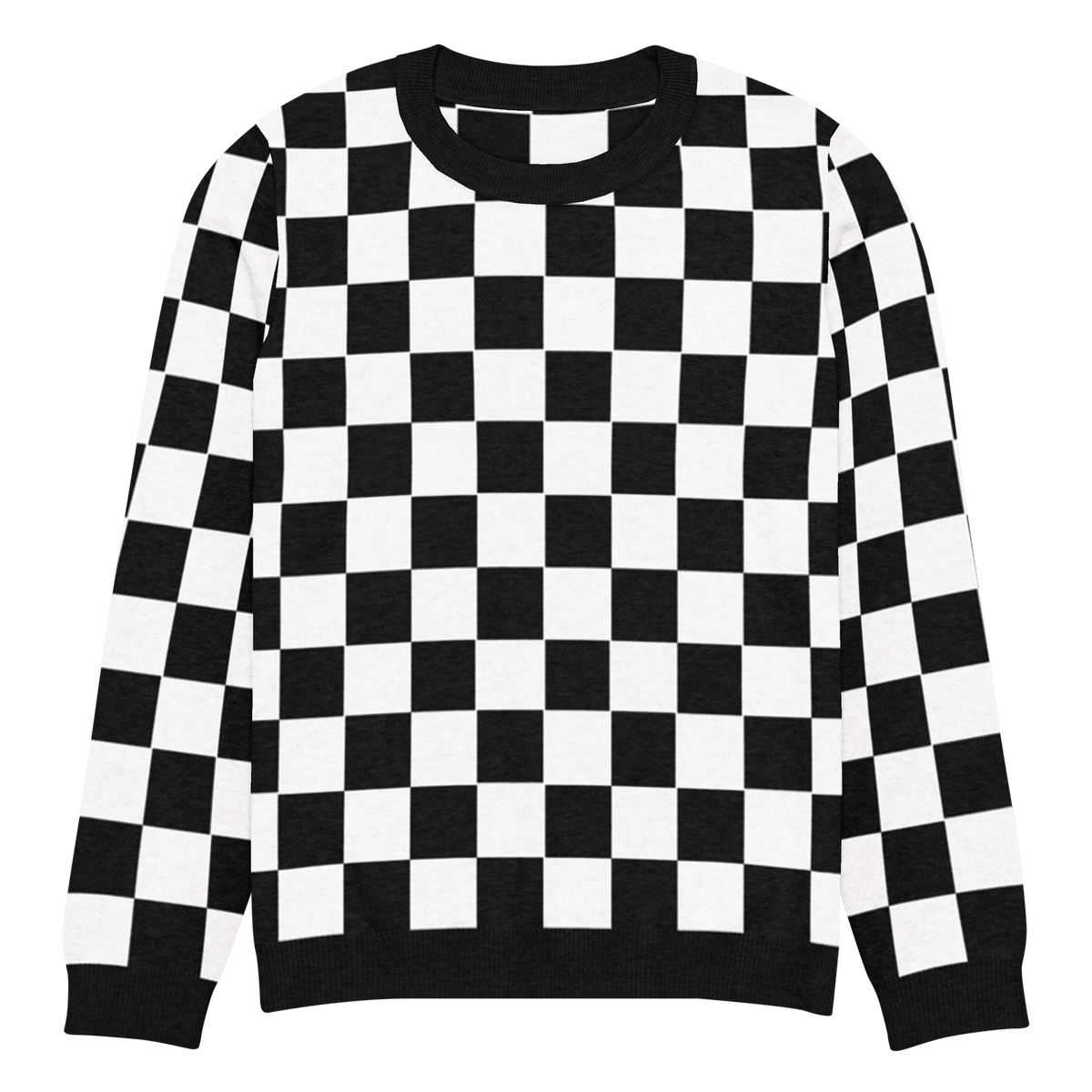 OG Checkered Knit Crewneck Sweater - Goth Cloth Co.2068701_19635