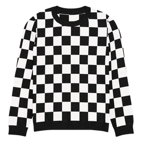 OG Checkered Knit Crewneck Sweater - Goth Cloth Co.2068701_19635