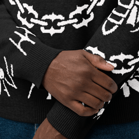 Old School Ink Knit Crewneck Sweater - Goth Cloth Co.3816513_19637