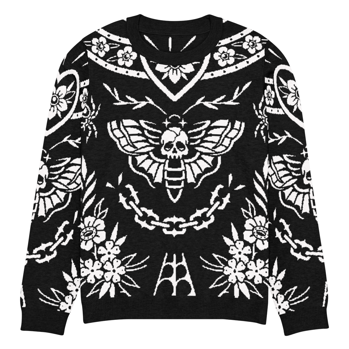 Old School Ink Knit Crewneck Sweater - Goth Cloth Co.3816513_19637