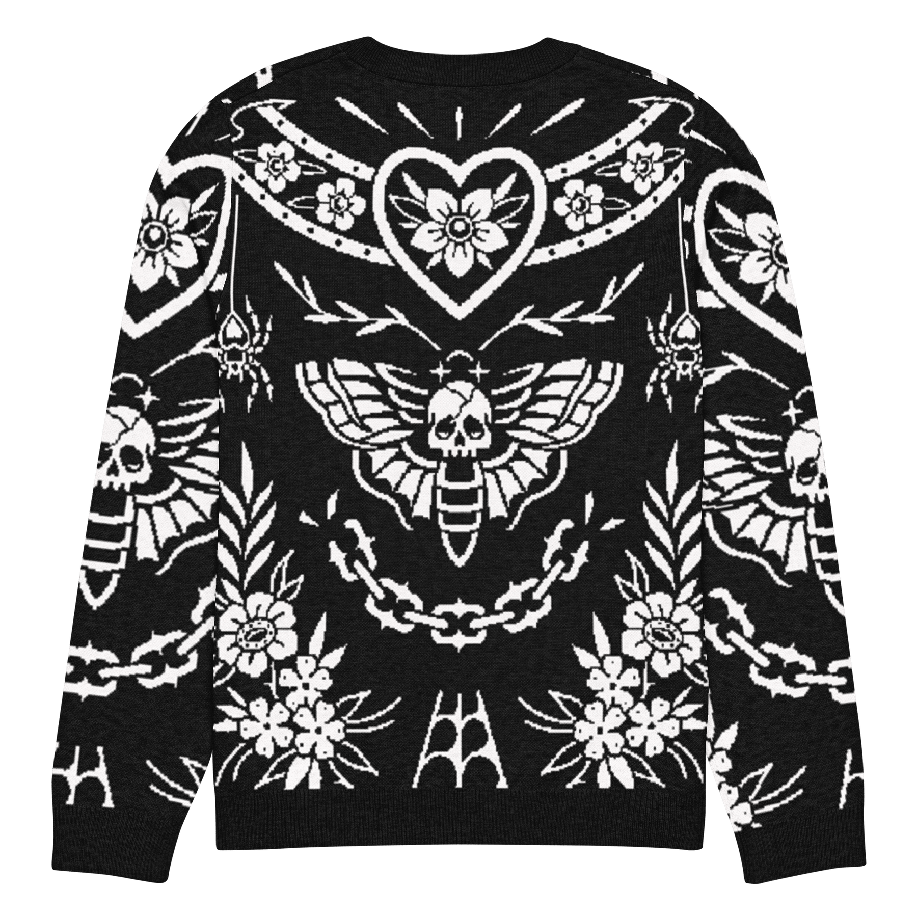 Old School Ink Knit Crewneck Sweater - Goth Cloth Co.3816513_19637