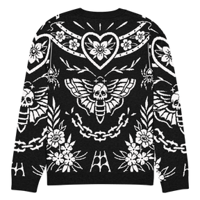 Old School Ink Knit Crewneck Sweater - Goth Cloth Co.3816513_19637