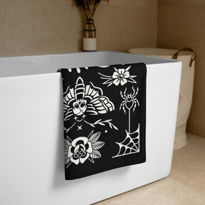 Old School Ink Towel - Goth Cloth Co.3201701_8874